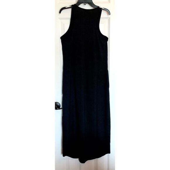 BARE NECESSITIES - NWT - L Sz XS Relax, Recharge Long Chemise Lounge Dress/BLACK - Picture 13 of 13